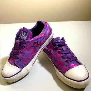Converse-Purple one star girls 13